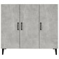 vidaXL Ντουλάπι Γκρι Σκυροδέματος 90x34x80 εκ. Επεξεργασμένο Ξύλο