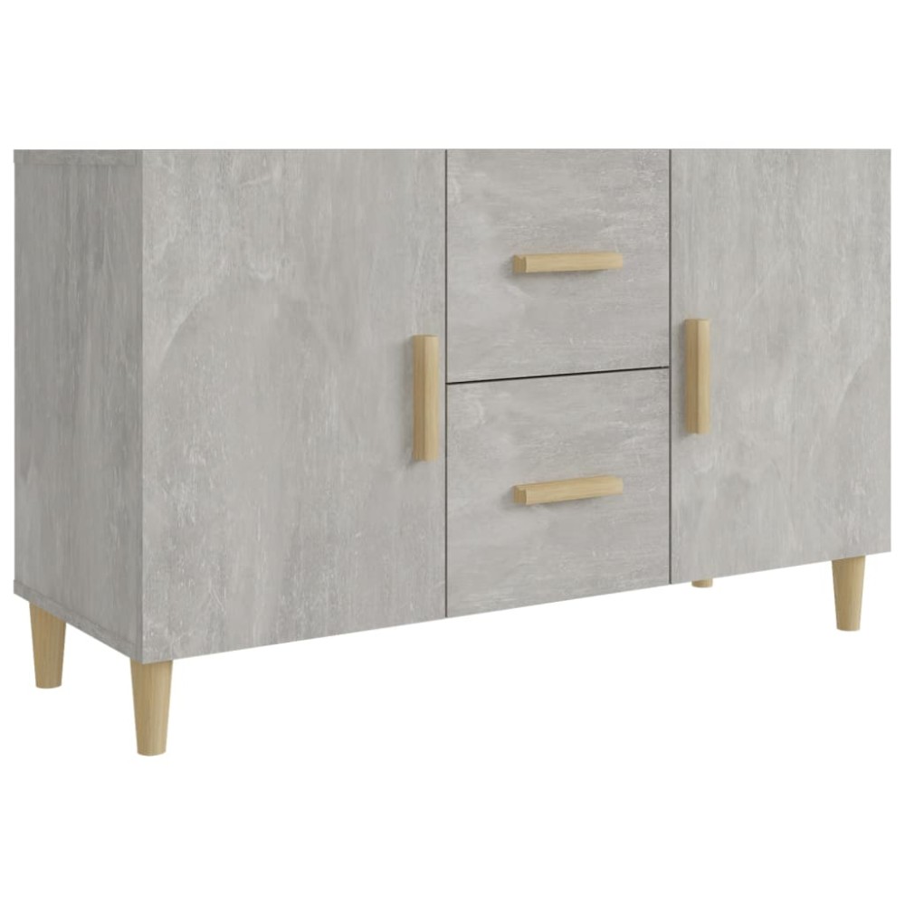 vidaXL Ντουλάπι Γκρι Σκυροδέματος 100 x 36 x 60 εκ. Επεξεργασμένο Ξύλο