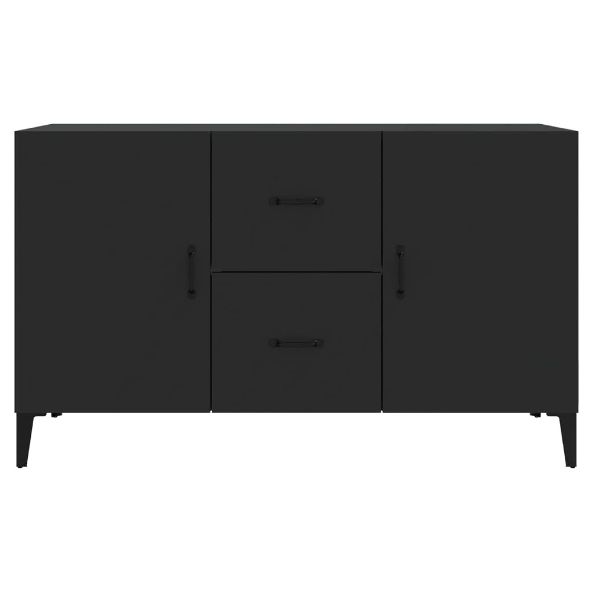 vidaXL Ντουλάπι Μαύρο 100x36x60 εκ. από Επεξεργασμένο Ξύλο