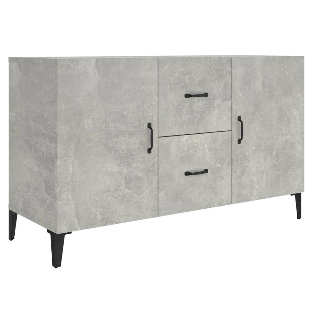 vidaXL Ντουλάπι Γκρι Σκυροδέματος 100 x 36 x 60 εκ. Επεξεργασμένο Ξύλο