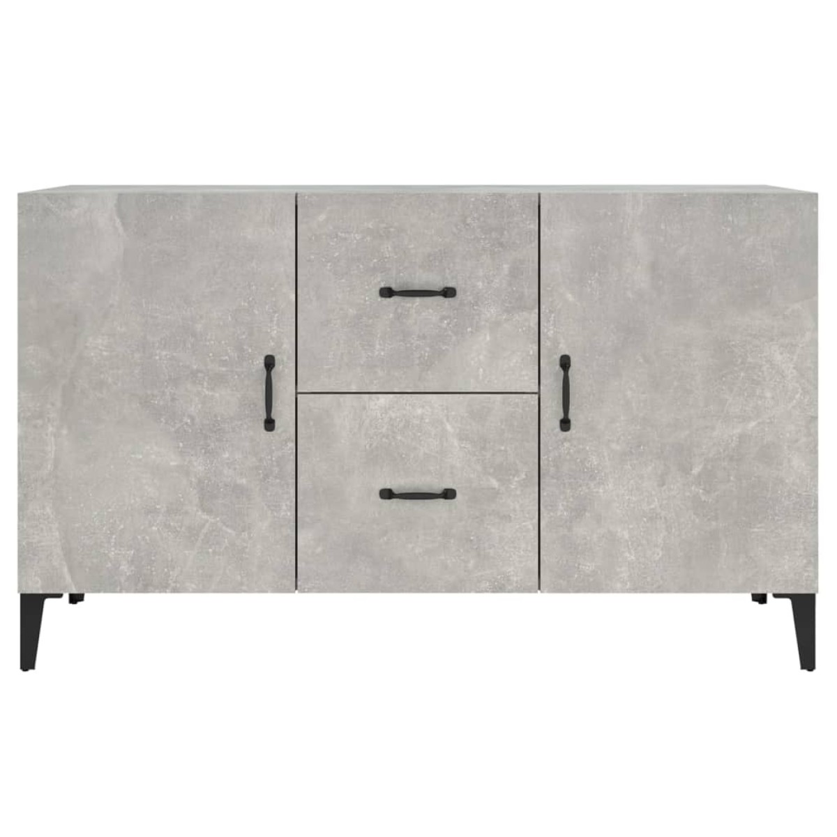 vidaXL Ντουλάπι Γκρι Σκυροδέματος 100 x 36 x 60 εκ. Επεξεργασμένο Ξύλο