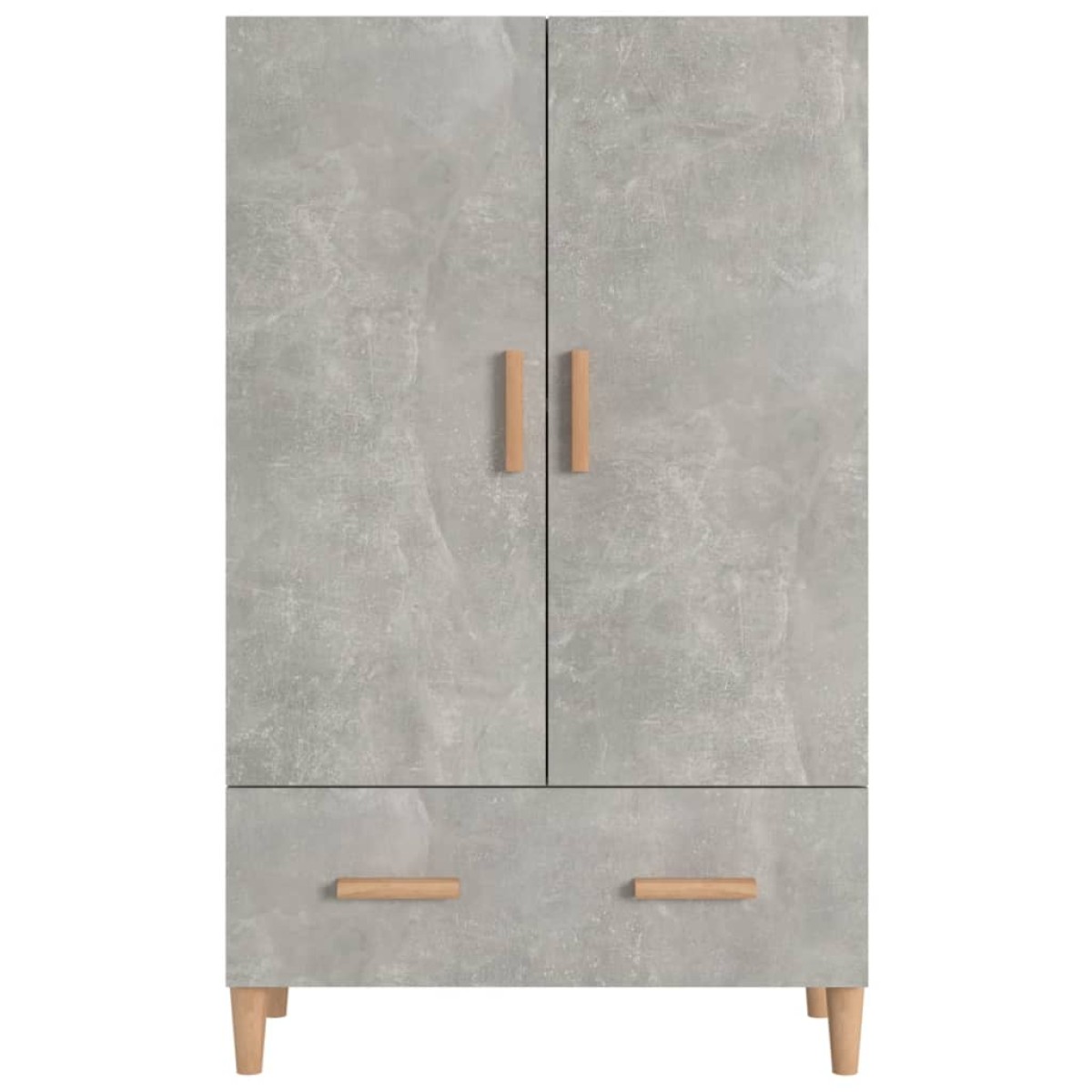 vidaXL Ντουλάπι Γκρι Σκυροδέματος 70x31x115 εκ. από Επεξεργασμένο Ξύλο