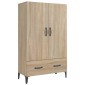 vidaXL Ντουλάπα Sonoma Δρυς 70 x 31 x 115 εκ. από Επεξεργασμένο Ξύλο