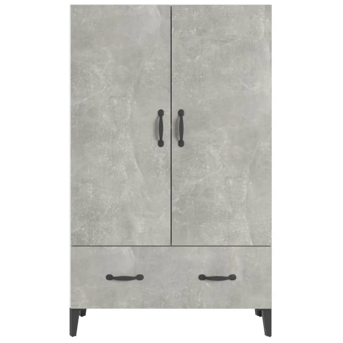 vidaXL Ντουλάπι Γκρι Σκυροδέματος 70x31x115 εκ. από Επεξεργασμένο Ξύλο