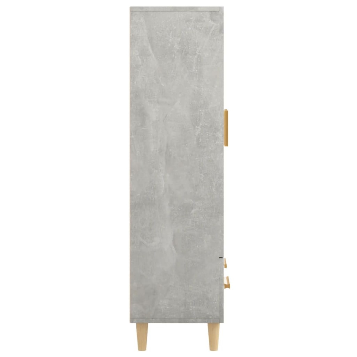 vidaXL Ντουλάπι Γκρι Σκυροδέματος 70x31x115 εκ. από Επεξεργασμένο Ξύλο