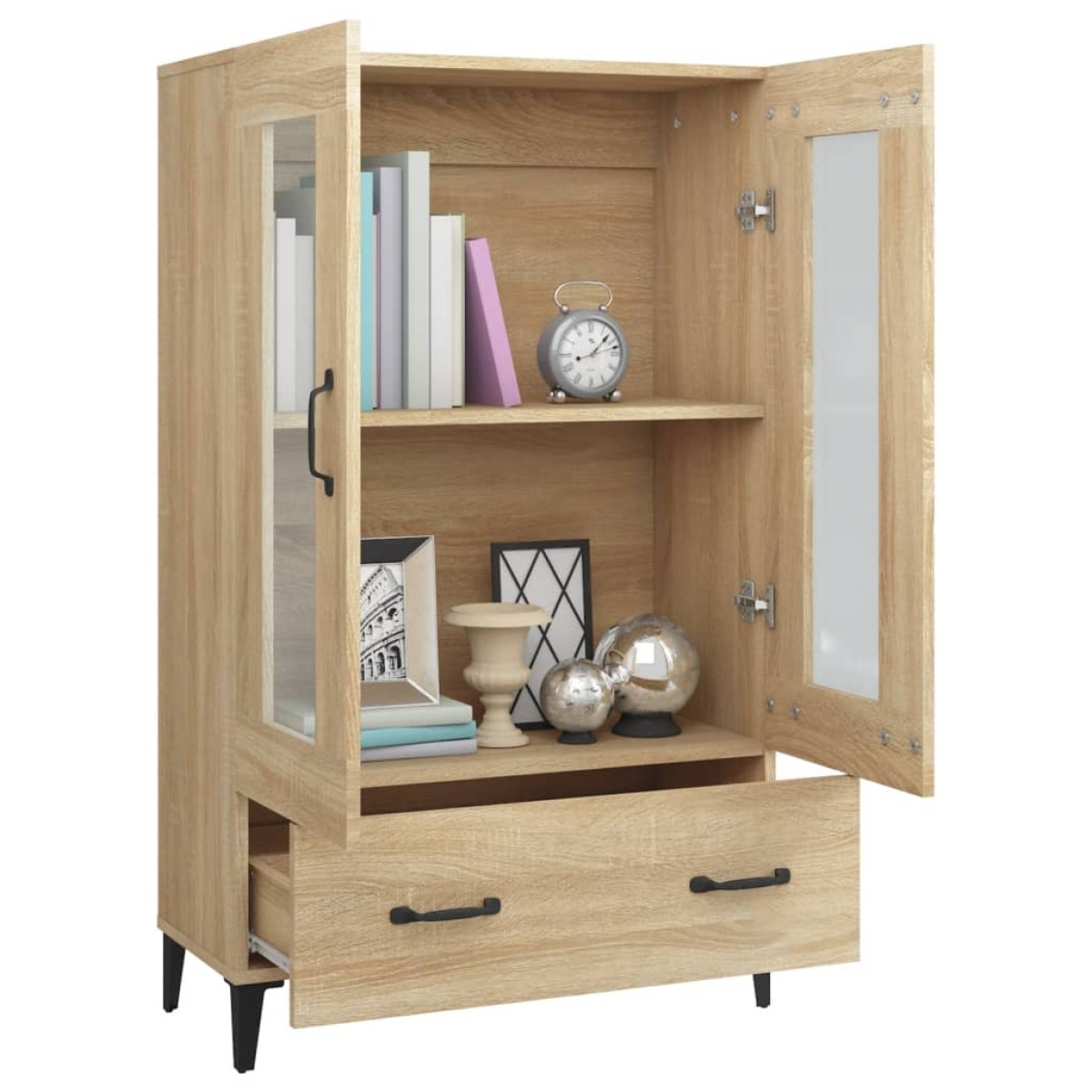 vidaXL Ντουλάπα Sonoma Δρυς 70 x 31 x 115 εκ. από Επεξεργασμένο Ξύλο