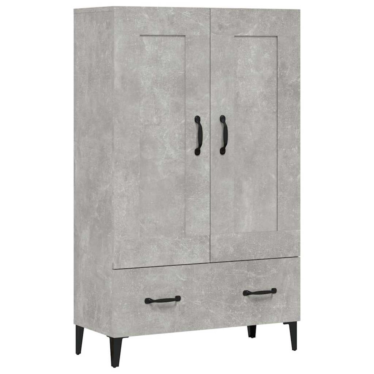 vidaXL Ντουλάπι Γκρι Σκυροδέματος 70x31x115 εκ. από Επεξεργασμένο Ξύλο