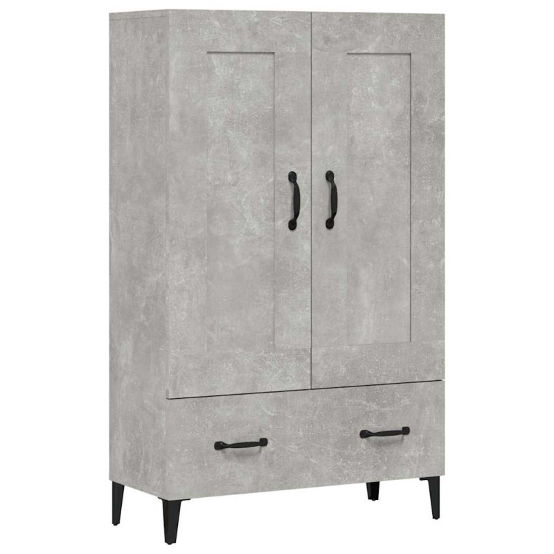 vidaXL Ντουλάπι Γκρι Σκυροδέματος 70x31x115 εκ. από Επεξεργασμένο Ξύλο