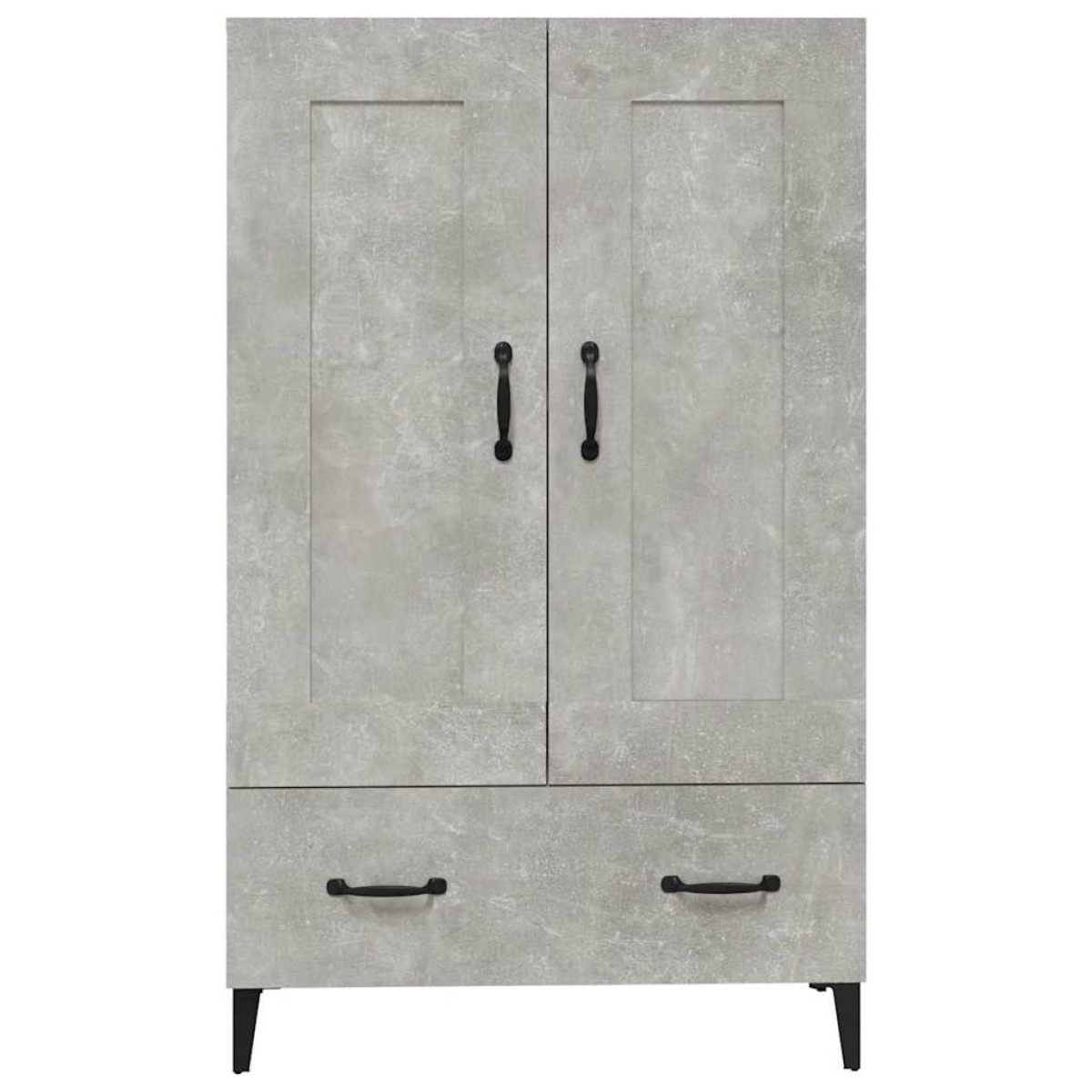 vidaXL Ντουλάπι Γκρι Σκυροδέματος 70x31x115 εκ. από Επεξεργασμένο Ξύλο
