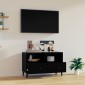 vidaXL Έπιπλο Τηλεόρασης Μαύρο 80 x 36 x 50 εκ. από Επεξεργασμένο Ξύλο
