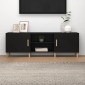 vidaXL Έπιπλο Τηλεόρασης Μαύρο 150 x 30 x 50 εκ. Επεξεργασμένο Ξύλο