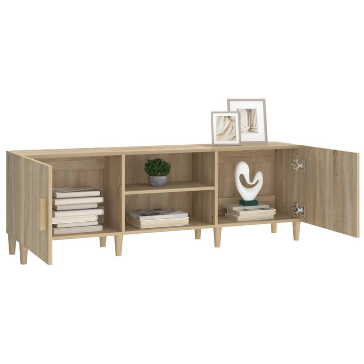 vidaXL Έπιπλο Τηλεόρασης Sonoma Δρυς 150x30x50 εκ. Επεξεργασμένο Ξύλο