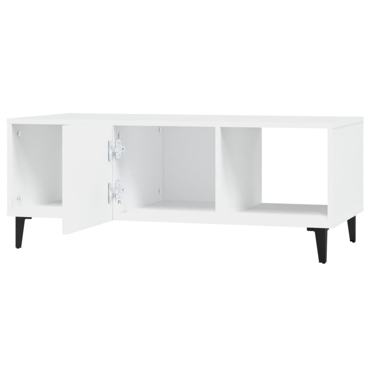 vidaXL Τραπεζάκι Σαλονιού Λευκό 102x50x40 εκ. από Επεξεργ. Ξύλο
