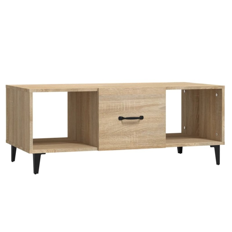 vidaXL Τραπεζάκι Σαλονιού Sonoma Δρυς 102x50x40 εκ. Επεξεργασμένο Ξύλο