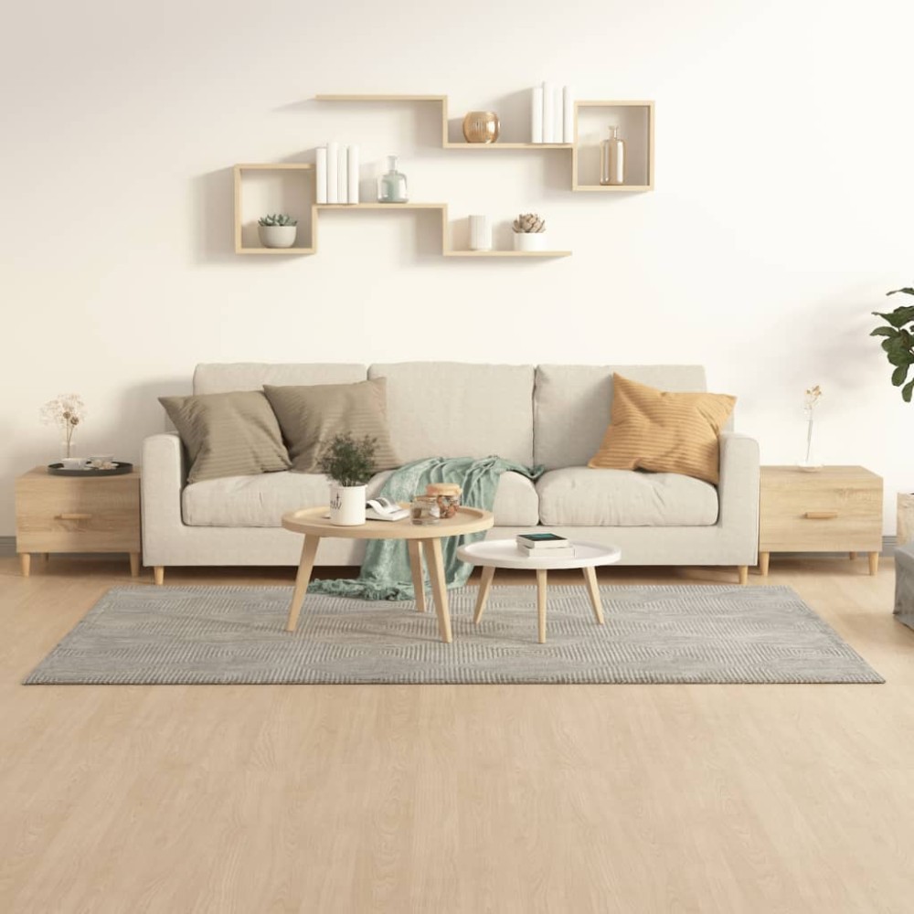 vidaXL Τραπεζάκια Σαλονιού 2 τεμ Sonoma Δρυς 50x50x40 εκ Επεξ. Ξύλο