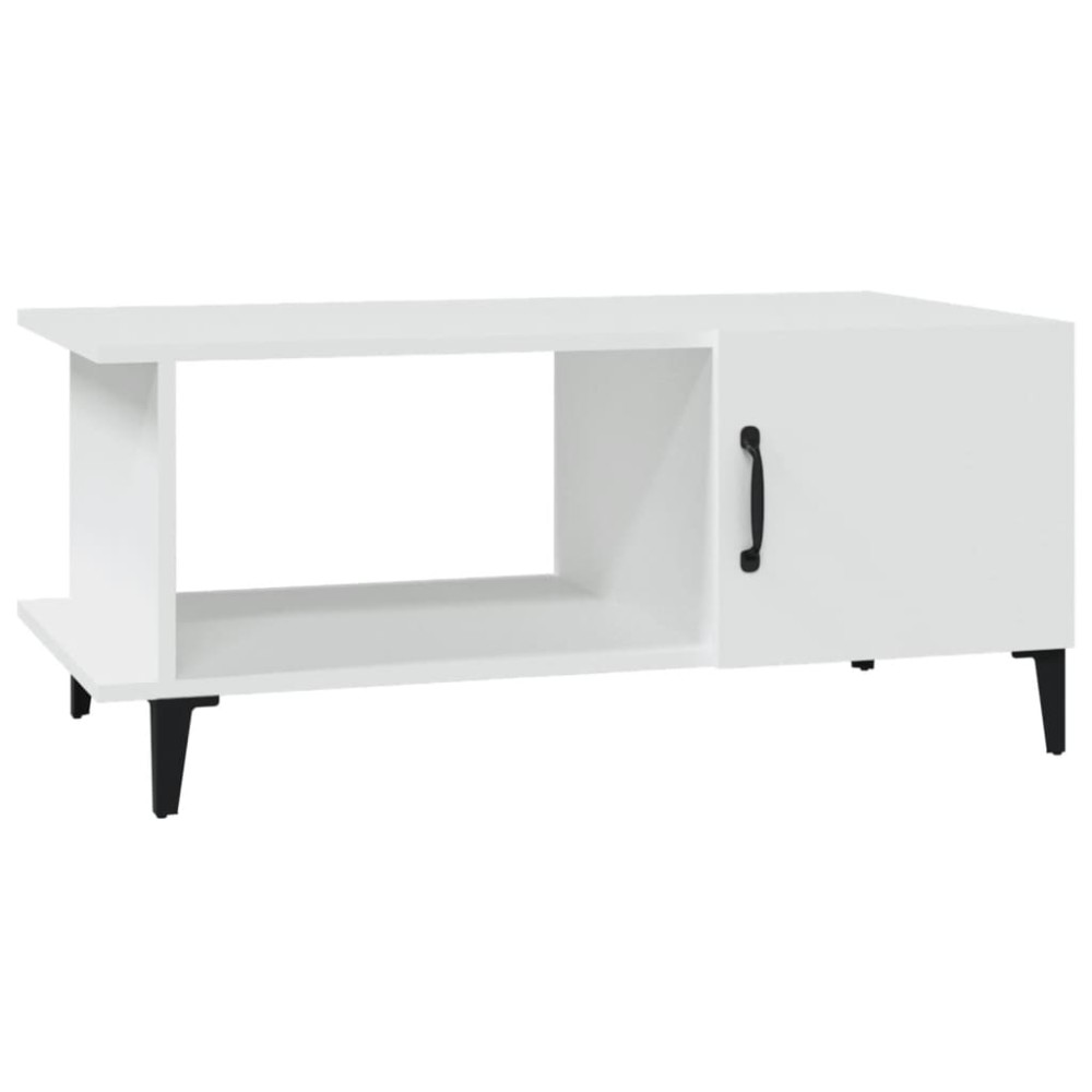 vidaXL Τραπεζάκι Σαλονιού Λευκό 90x50x40 εκ. από Επεξεργασμένο Ξύλο