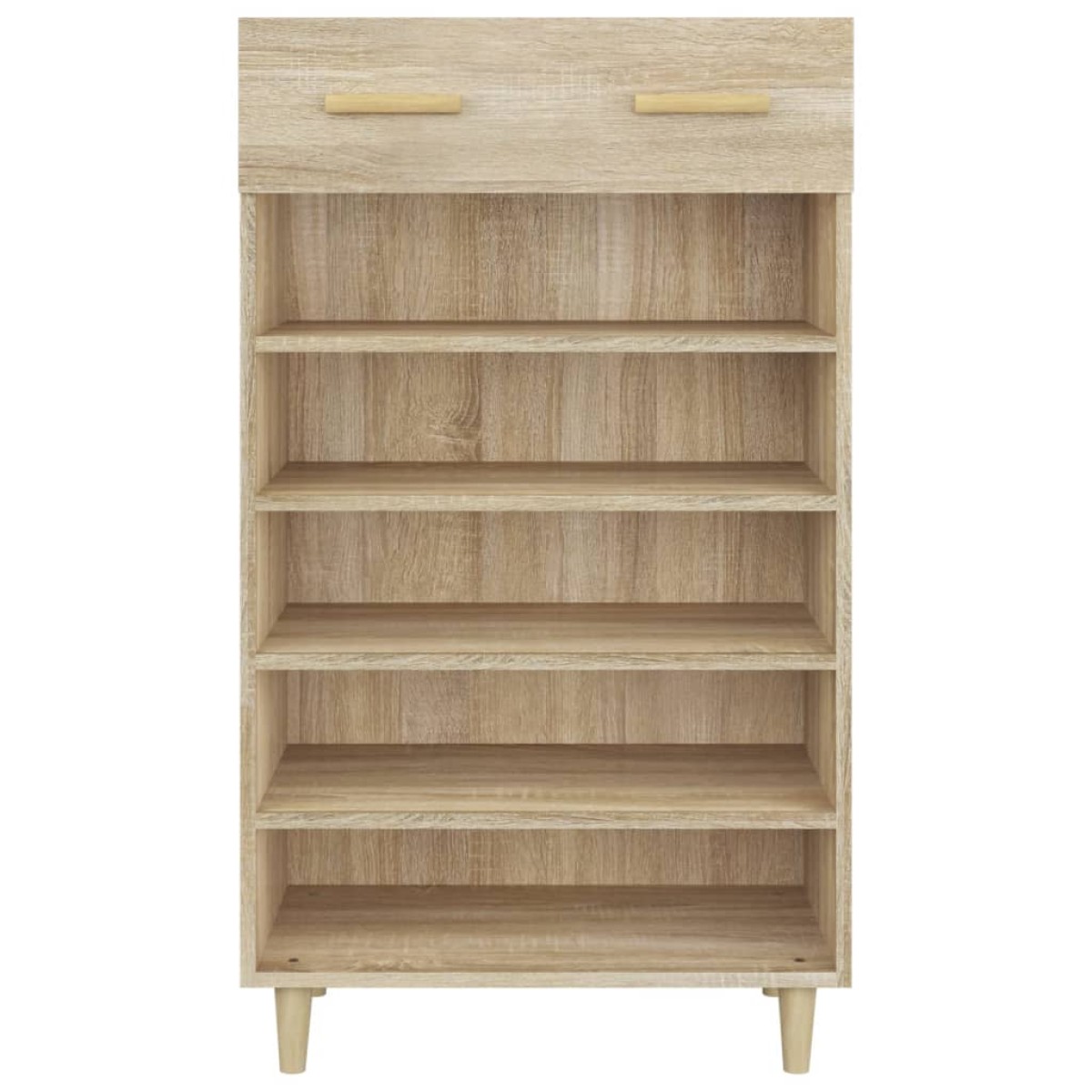 vidaXL Παπουτσοθήκη Sonoma Δρυς 60x35x105 εκ. από Επεξεργασμένο Ξύλο