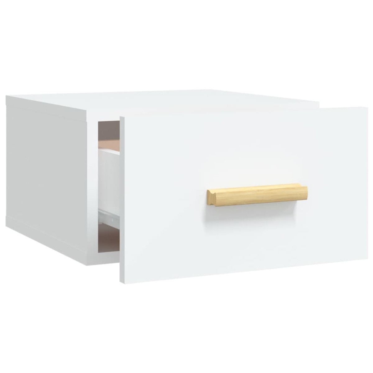vidaXL Κομοδίνο Επιτοίχιο Λευκά 35 x 35 x 20 εκ.