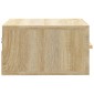 vidaXL Κομοδίνα Επιτοίχια 2 τεμ. Sonoma Δρυς 35 x 35 x 20 εκ.