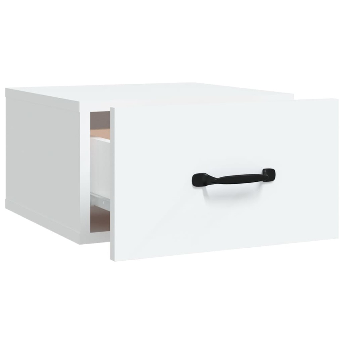vidaXL Κομοδίνο Επιτοίχιο Λευκά 35 x 35 x 20 εκ.