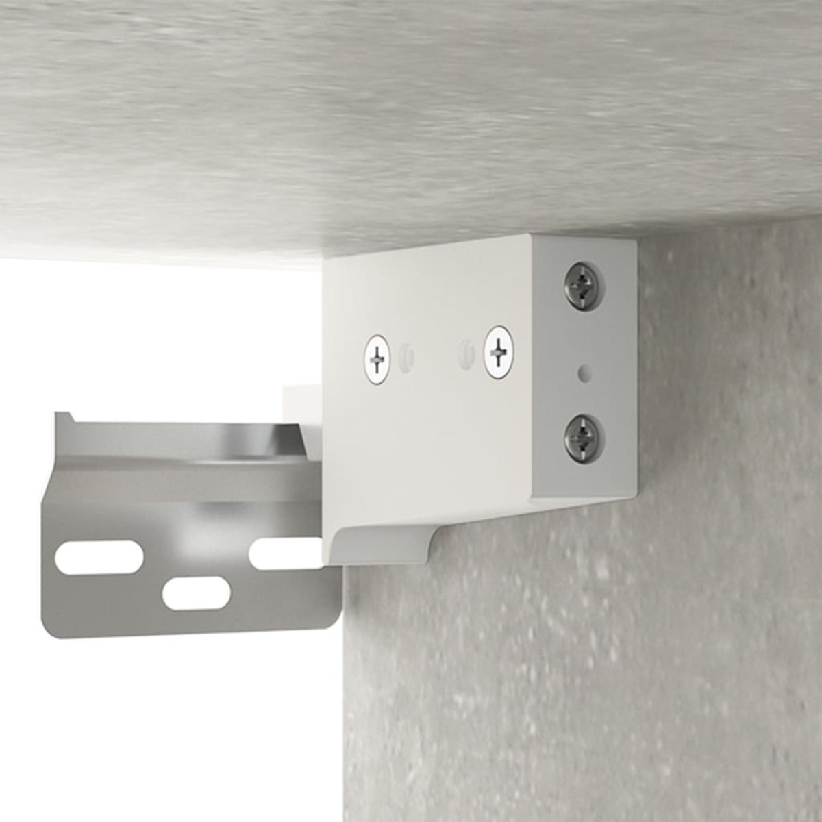 vidaXL Κομοδίνο Επιτοίχιο Γκρι Σκυροδέματος 35 x 35 x 20 εκ.