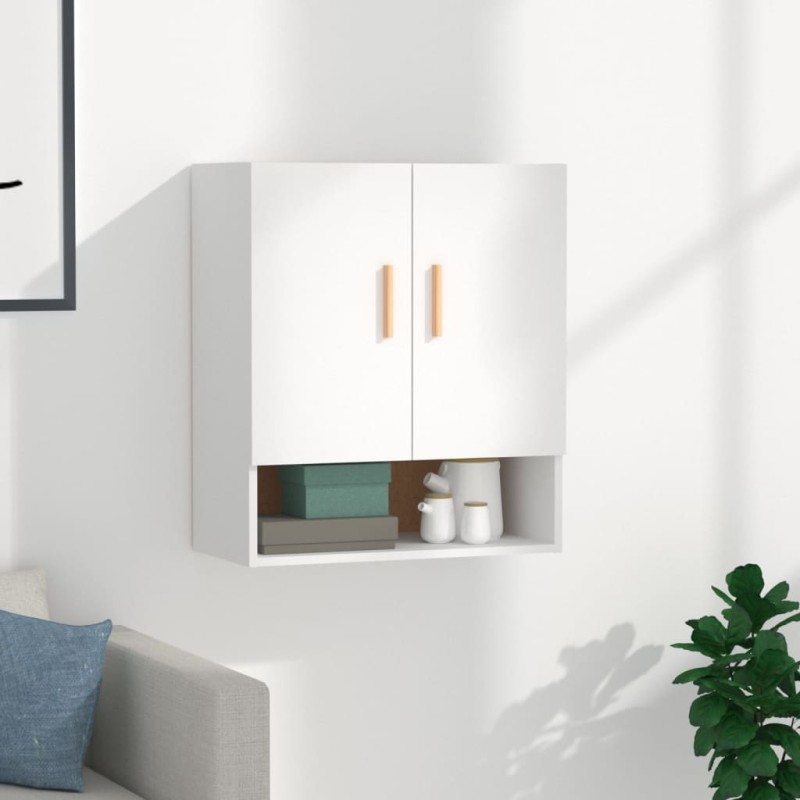 vidaXL Ντουλάπι Τοίχου Λευκό 60 x 31 x 70 εκ. από Επεξεργασμένο Ξύλο