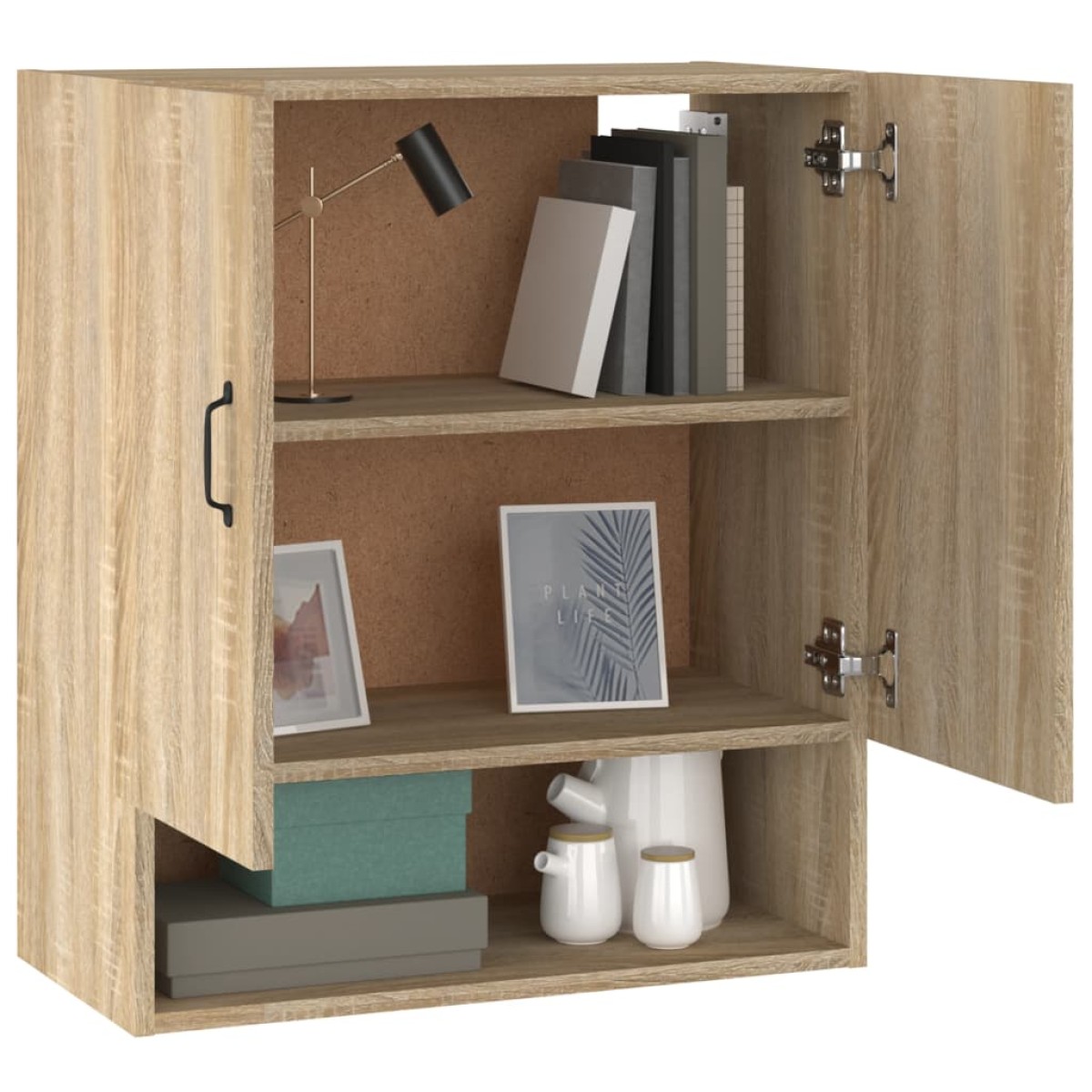 vidaXL Ντουλάπι Τοίχου Sonoma Δρυς 60x31x70 εκ. Επεξεργασμένο Ξύλο