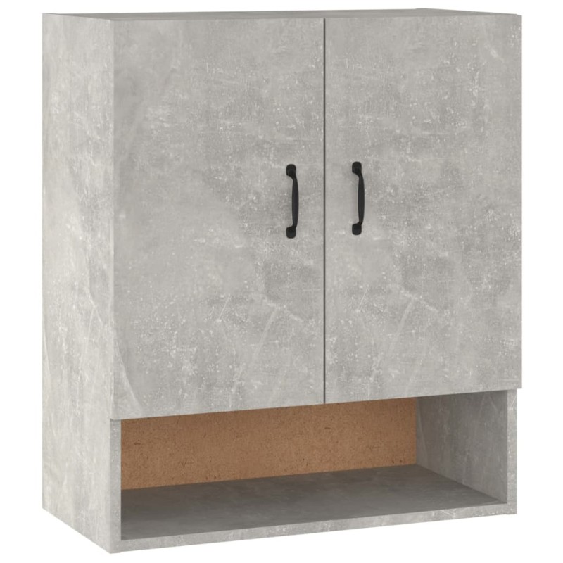 vidaXL Ντουλάπι Τοίχου Γκρι Σκυρ. 60x31x70 εκ. Επεξεργασμένο Ξύλο