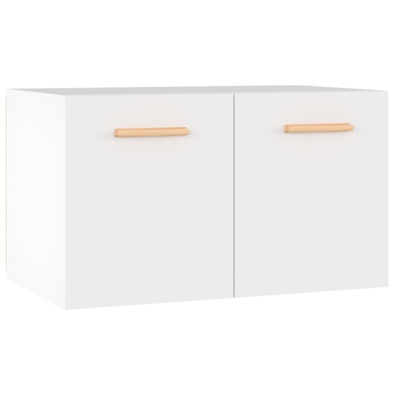 vidaXL Ντουλάπι Τοίχου Λευκό 60 x 36,5 x 35 εκ. από Επεξεργασμένο Ξύλο