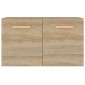 vidaXL Ντουλάπι Τοίχου Sonoma Δρυς 60x36,5x35 εκ. Επεξεργασμένο Ξύλο