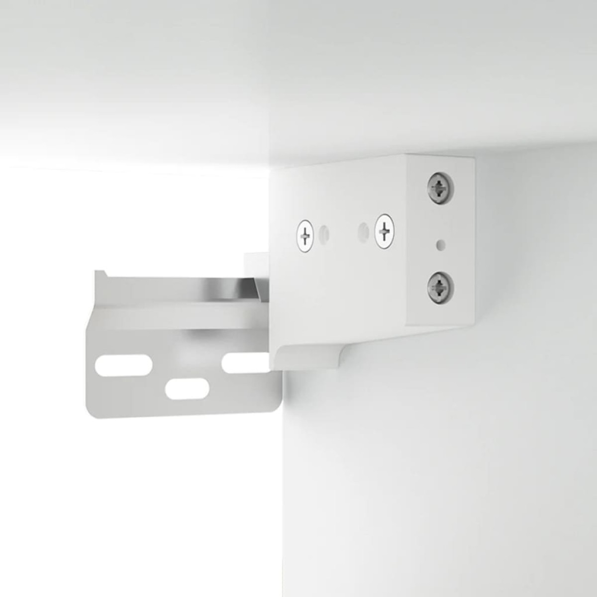 vidaXL Ντουλάπι Τοίχου άσπρο 80 x 35 x 36,5 εκ. Επεξεργασμένο Ξύλο
