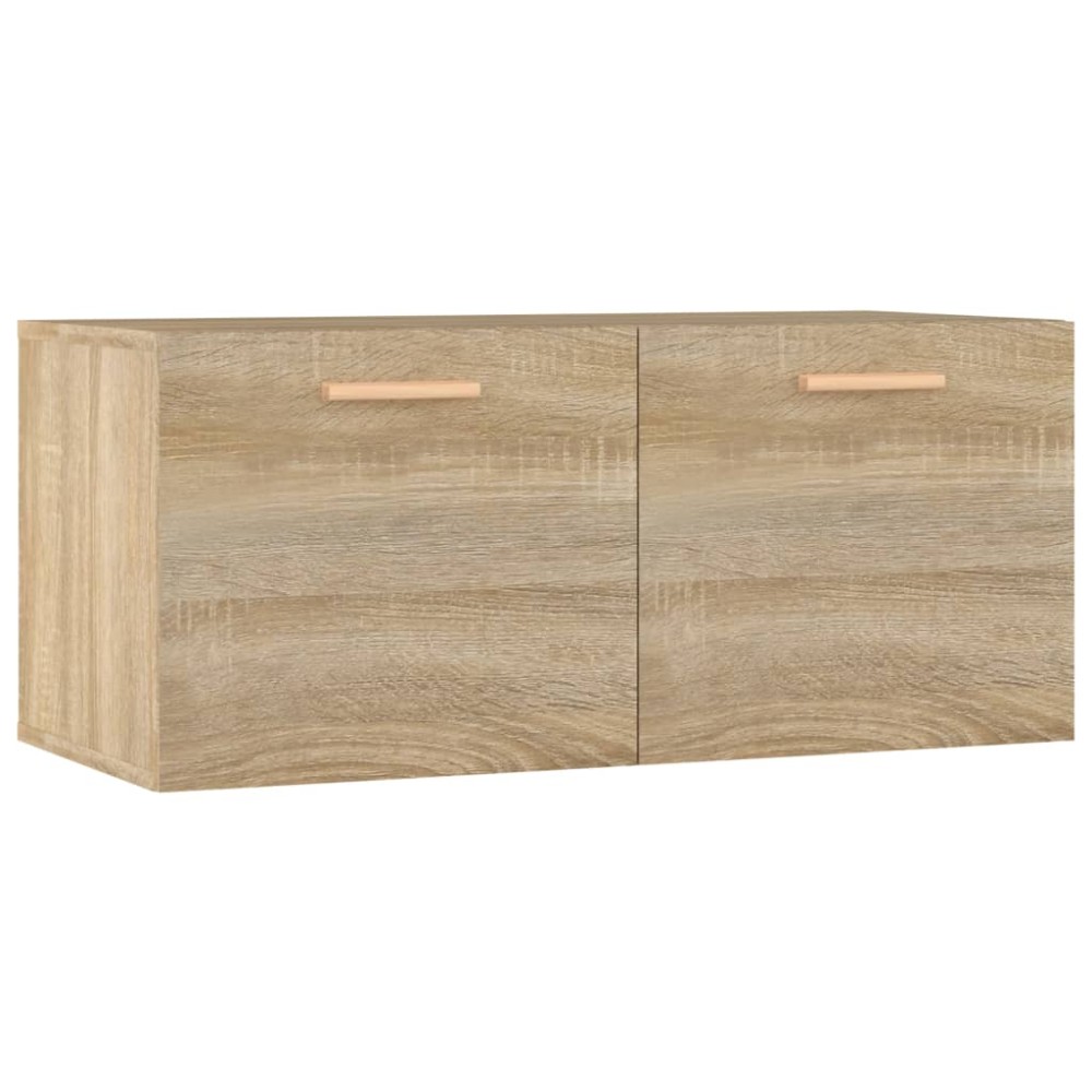 vidaXL Ντουλάπι Τοίχου Sonoma Δρυς 80x35x36,5 εκ. Επεξεργασμένο Ξύλο