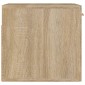 vidaXL Ντουλάπι Τοίχου Sonoma Δρυς 80x35x36,5 εκ. Επεξεργασμένο Ξύλο