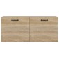 vidaXL Ντουλάπι Τοίχου Sonoma Δρυς 80x35x36,5 εκ. Επεξεργασμένο Ξύλο