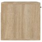 vidaXL Ντουλάπι Τοίχου Sonoma Δρυς 80x35x36,5 εκ. Επεξεργασμένο Ξύλο