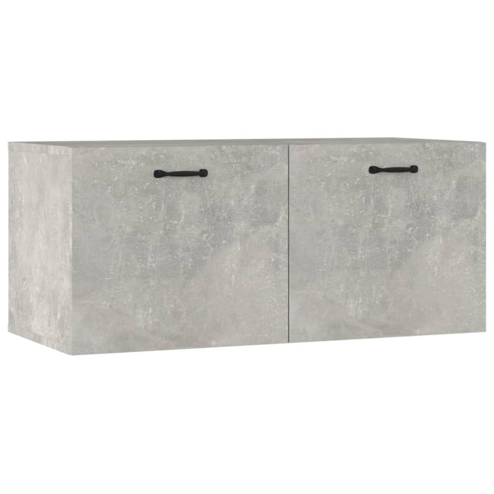 vidaXL Ντουλάπι Τοίχου Γκρι Σκυρ. 80x36,5x35 εκ. Επεξεργασμένο Ξύλο