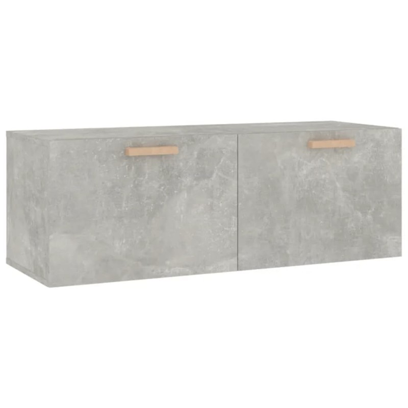 vidaXL Ντουλάπι Τοίχου Γκρι Σκυρ. 100x36,5x35 εκ. Επεξεργασμένο Ξύλο