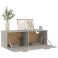 vidaXL Ντουλάπι Τοίχου Γκρι Σκυρ. 100x36,5x35 εκ. Επεξεργασμένο Ξύλο