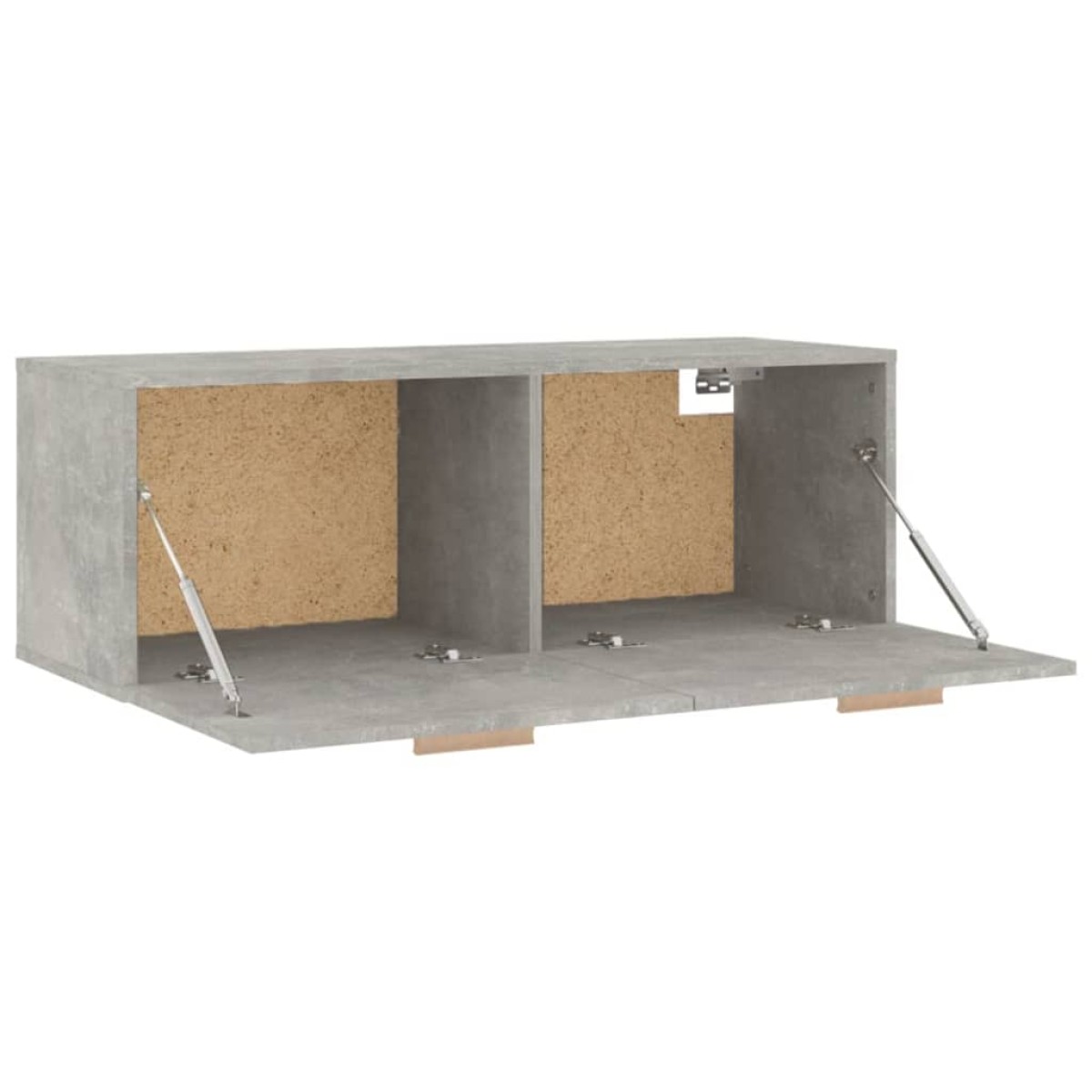 vidaXL Ντουλάπι Τοίχου Γκρι Σκυρ. 100x36,5x35 εκ. Επεξεργασμένο Ξύλο
