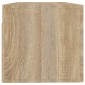 vidaXL Ντουλάπι Τοίχου Sonoma Δρυς 100x36,5x35 εκ. Επεξεργασμένο Ξύλο