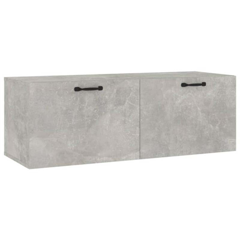 vidaXL Ντουλάπι Τοίχου Γκρι Σκυρ. 100x36,5x35 εκ. Επεξεργασμένο Ξύλο