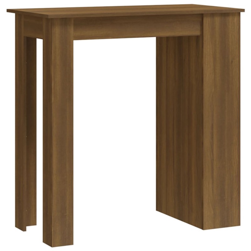 vidaXL Τραπέζι Μπαρ με Ράφια Sonoma Δρυς 102x50x103,5 εκ. Επεξ. Ξύλο