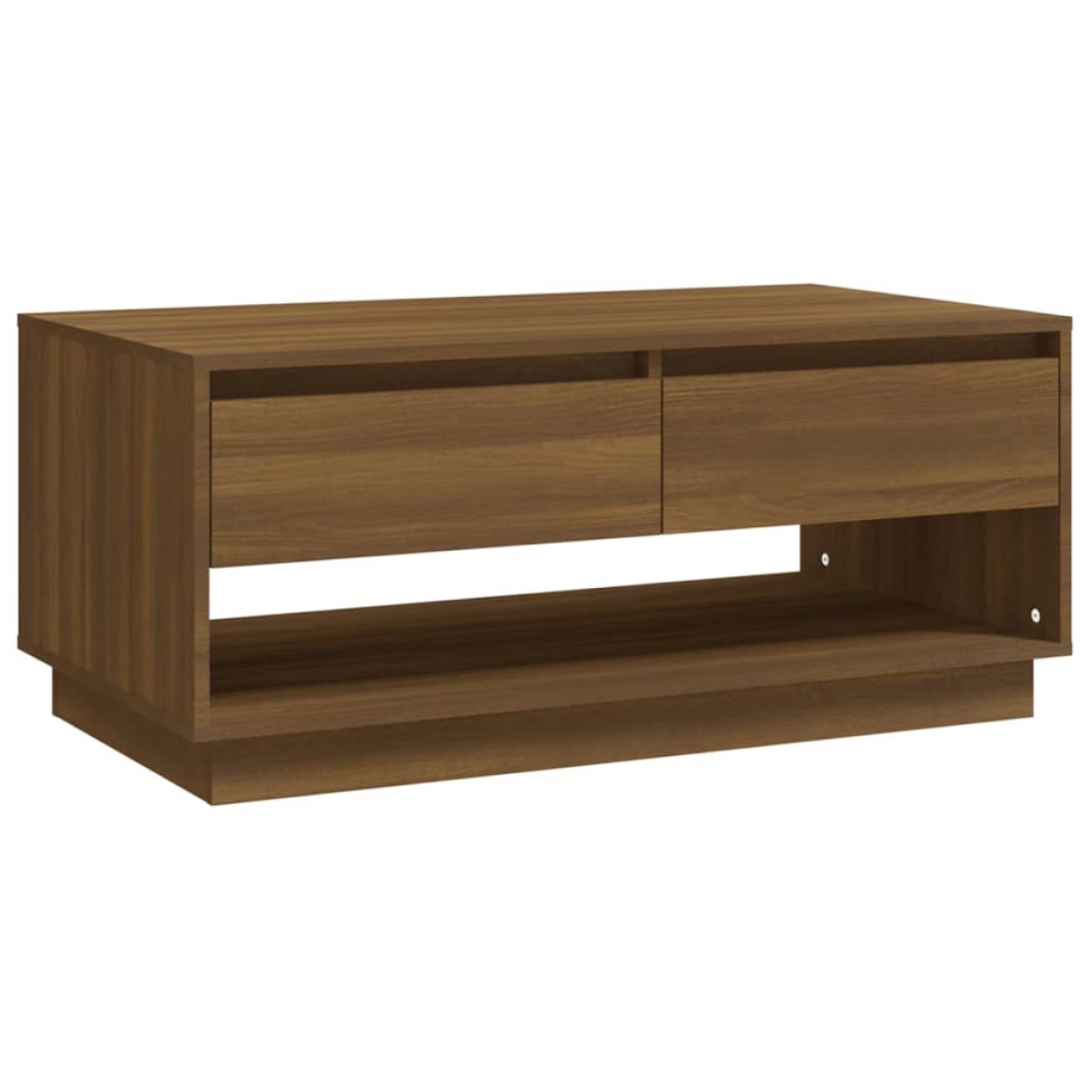 vidaXL Τραπεζάκι Σαλονιού Καφέ Δρυς 102,5x55x44 εκ. από Μοριοσανίδα