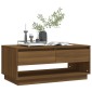 vidaXL Τραπεζάκι Σαλονιού Καφέ Δρυς 102,5x55x44 εκ. από Μοριοσανίδα
