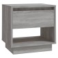 vidaXL Κομοδίνα 2 τεμ. Γκρι Sonoma Δρυς 45 x 34 x 44εκ από Μοριοσανίδα