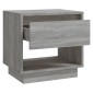 vidaXL Κομοδίνα 2 τεμ. Γκρι Sonoma Δρυς 45 x 34 x 44εκ από Μοριοσανίδα