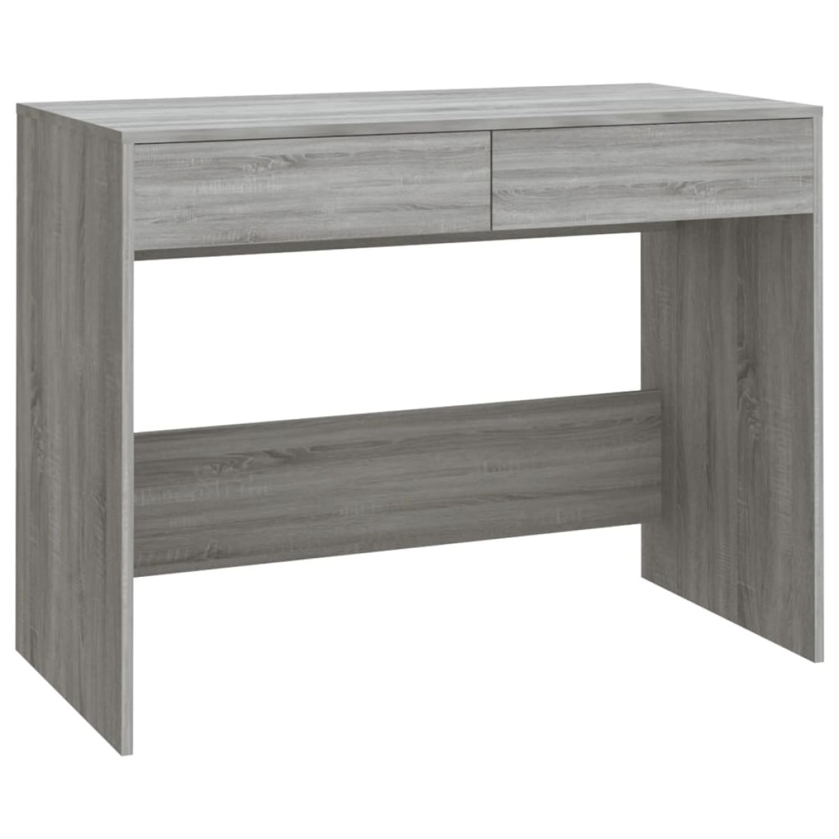 vidaXL Γραφείο Γκρι Sonoma 101 x 50 x 76,5 εκ. από Μοριοσανίδα