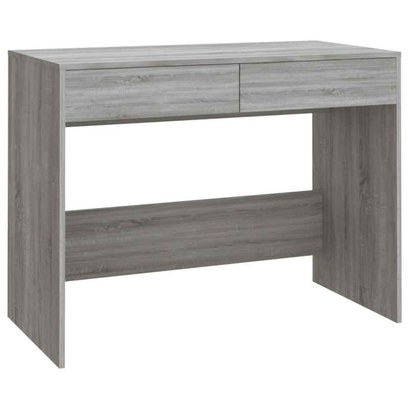 vidaXL Γραφείο Γκρι Sonoma 100x50x76,5 εκ. από Επεξεργασμένο Ξύλο