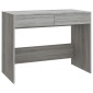 vidaXL Γραφείο Γκρι Sonoma 101 x 50 x 76,5 εκ. από Μοριοσανίδα