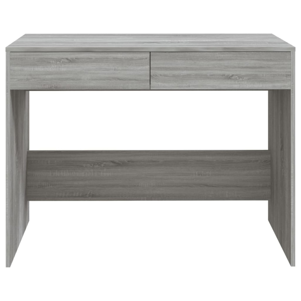 vidaXL Γραφείο Γκρι Sonoma 101 x 50 x 76,5 εκ. από Μοριοσανίδα